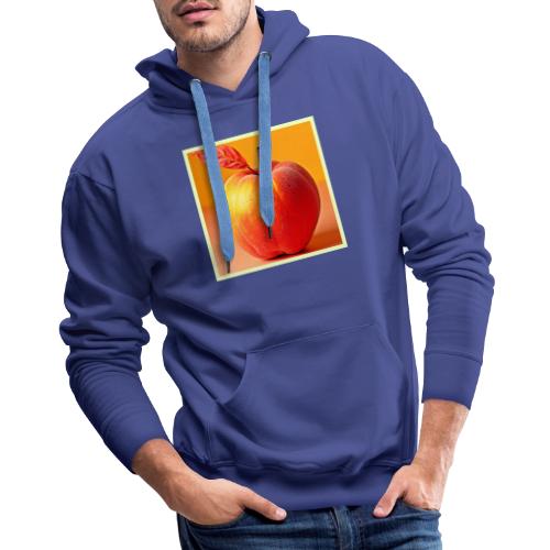 Golden Peach Perfection Design - Men's Premium Hoodie