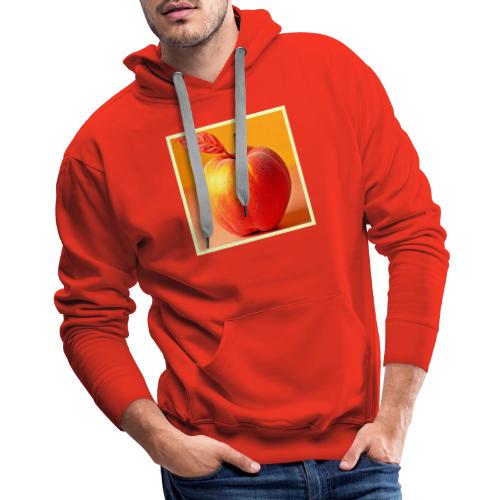 Golden Peach Perfection Design - Men's Premium Hoodie