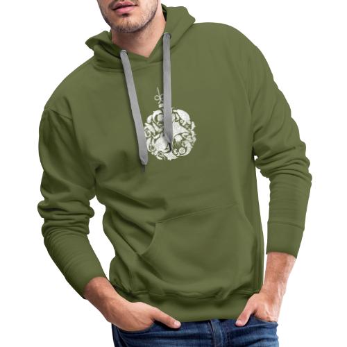 Coastal Christmas Ornament White - Men's Premium Hoodie