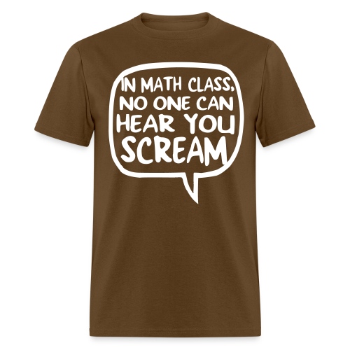 Math class scream - Men's T-Shirt