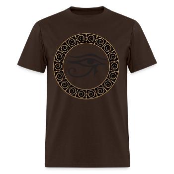 Pharaoh eye - Men's T-Shirt - brown - Front - Jose (178cm)