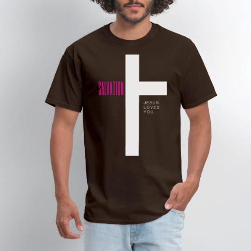 jesus loves you cross - Men's T-Shirt