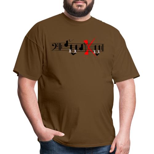 The Bass Player Union - Bass Sheet Music - F**K U - Men's T-Shirt