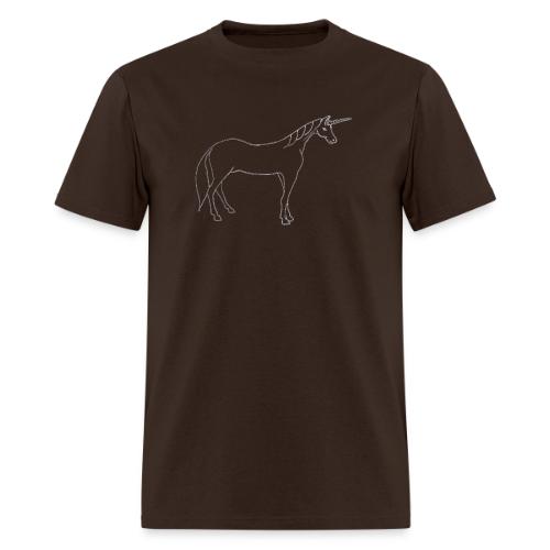unicorn outline - Men's T-Shirt
