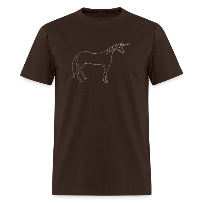 unicorn outline