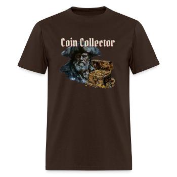 Coin Collector - Men's T-Shirt - brown - Front - Jose (178cm)