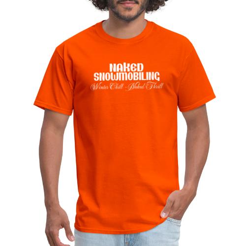Naked Snowmobiling - Men's T-Shirt
