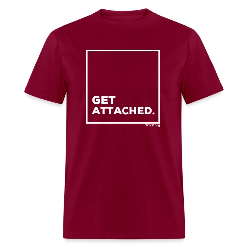 Get Attached | White - Men's T-Shirt
