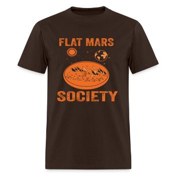 flat mars society - Men's T-Shirt - brown - Front - Jose (178cm)