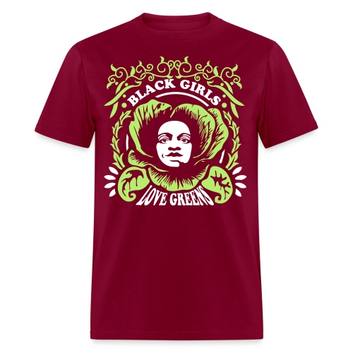 Black Girls Love Greens Women's Standard T-Shirt - Men's T-Shirt
