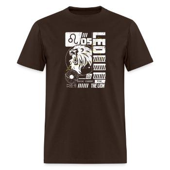 Leo - Men's T-Shirt - brown - Front - Jose (178cm)