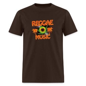 Reggae - T-shirt Homme - marron - Devant - Jose (178cm)