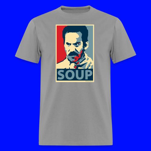 Obama Poster Parody Soup - Men's T-Shirt