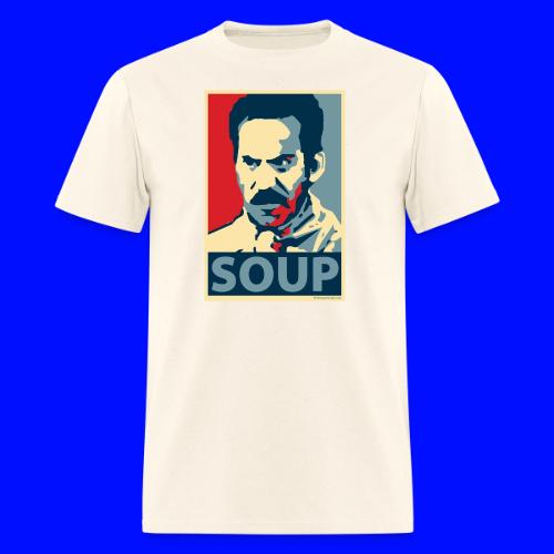 Obama Poster Parody Soup - Men's T-Shirt