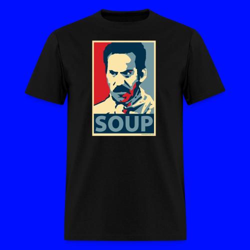 Obama Poster Parody Soup - Men's T-Shirt