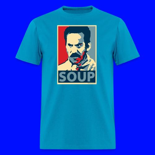 Obama Poster Parody Soup - Men's T-Shirt