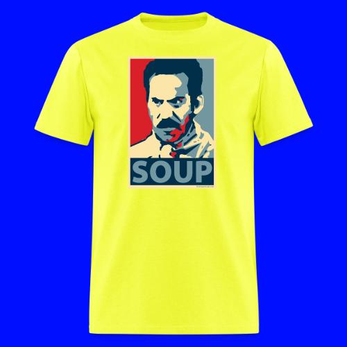 Obama Poster Parody Soup - Men's T-Shirt