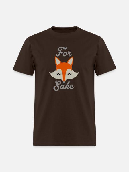 For Fox Sake - Men's T-Shirt - brown