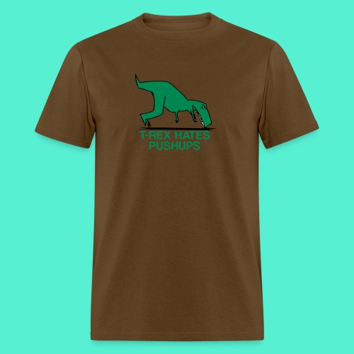 T-Rex Hates Pushups - Men's T-Shirt