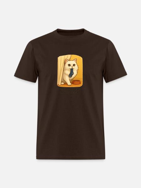 The Sock Thief - Men's T-Shirt - brown
