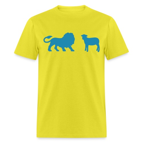Lion and the Lamb - Men's T-Shirt