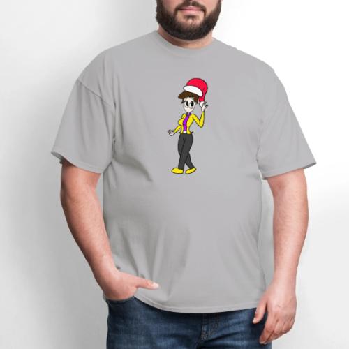 Dersy Wearing a Santa Hat - Men's T-Shirt