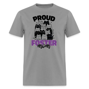 Proud Foster Mom Foster Cat mom - Men's T-Shirt - rock - Front - Jose (178cm)