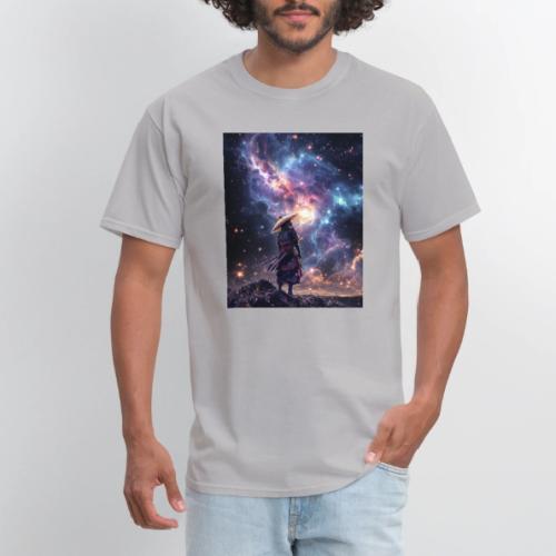 Samurai looking into the Cosmos - Men's T-Shirt