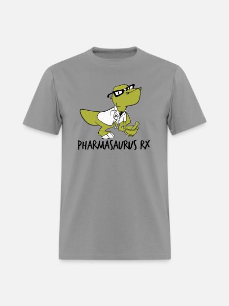 Pharmasaurus Rx Pharmacy Gift - Men's T-Shirt - rock