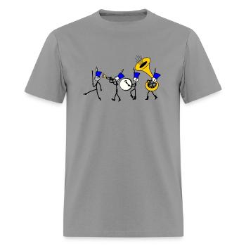 Fanfare with flag waver in front - Men's T-Shirt - rock - Front - Jose (178cm)