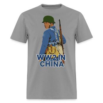 WW2 IN CHINA - Men's T-Shirt - rock - Front - Jose (178cm)