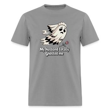 Cute Ghost Funny Halloween For Sarcastic Breakup - Men's T-Shirt - rock - Front - Jose (178cm)