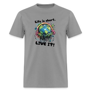 Live Life To The Fullest Artsy - Men's T-Shirt - rock - Front - Jose (178cm)