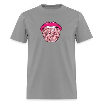 Seashell Tongue - Men's T-Shirt - rock - Front - Jose (178cm)