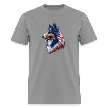 Collie - Men's T-Shirt - rock - Front - Jose (178cm)