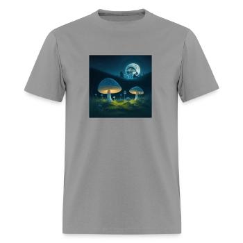 mushrooms in grass - Men's T-Shirt - rock - Front - Jose (178cm)