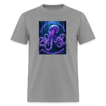 Cyberpunk Octopus - Men's T-Shirt - rock - Front - Jose (178cm)