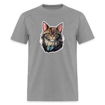 cat with tie - Men's T-Shirt - rock - Front - Jose (178cm)