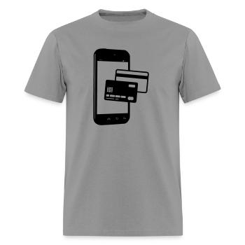 Phone with credit card visa - Men's T-Shirt - rock - Front - Jose (178cm)