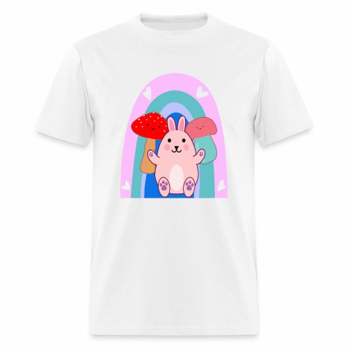 Easter Bunny Rabbit Mushroom Kawaii Anime LGBTQ - Men's T-Shirt