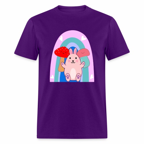 Easter Bunny Rabbit Mushroom Kawaii Anime LGBTQ - Men's T-Shirt