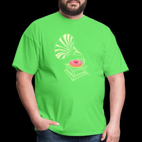 Donut Stop the Music | Sweet Gramophone - Men's T-Shirt