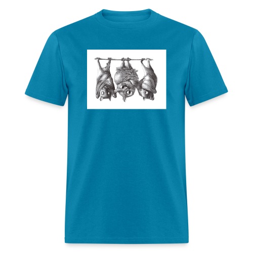 Vampire Owl with Bats - Men's T-Shirt