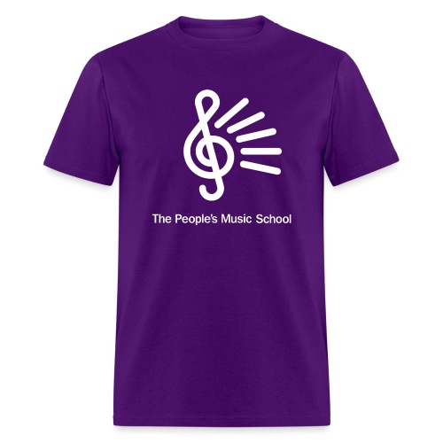 Treble Clef The People's Music School - Men's T-Shirt