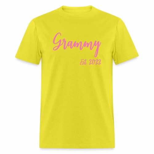 Grammy Est. 2022 New Mothers Grandma Announcement - Men's T-Shirt