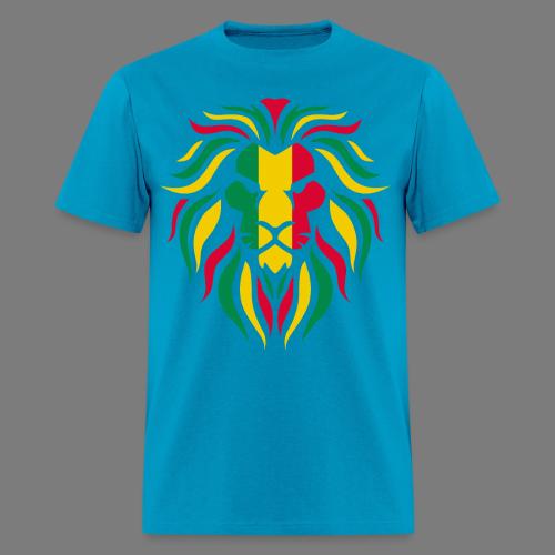 Reggae Lion & Cannabis Freedom Design - Men's T-Shirt