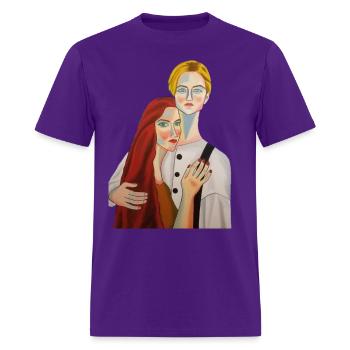 Titanic - Men's T-Shirt - purple - Front - Jose (178cm)