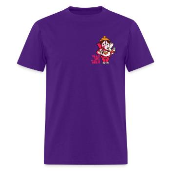 Ganesha 13 - Men's T-Shirt - purple - Front - Jose (178cm)