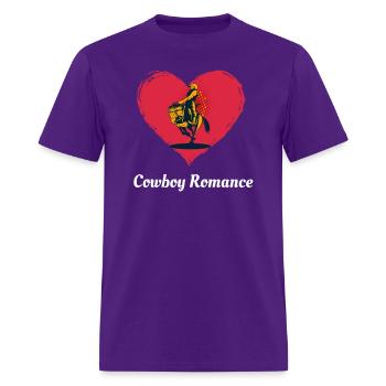 Cowboy Romance - Men's T-Shirt - purple - Front - Jose (178cm)