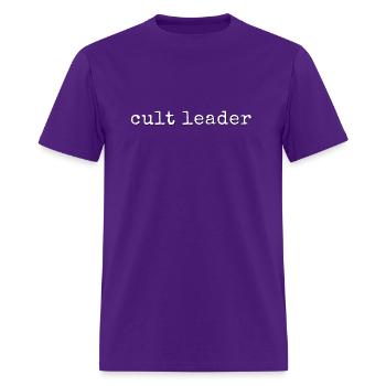 Cult Leader - Men's T-Shirt - purple - Front - Jose (178cm)